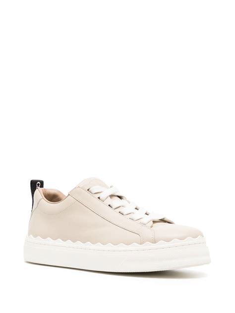 chloe scalloped sneakers.